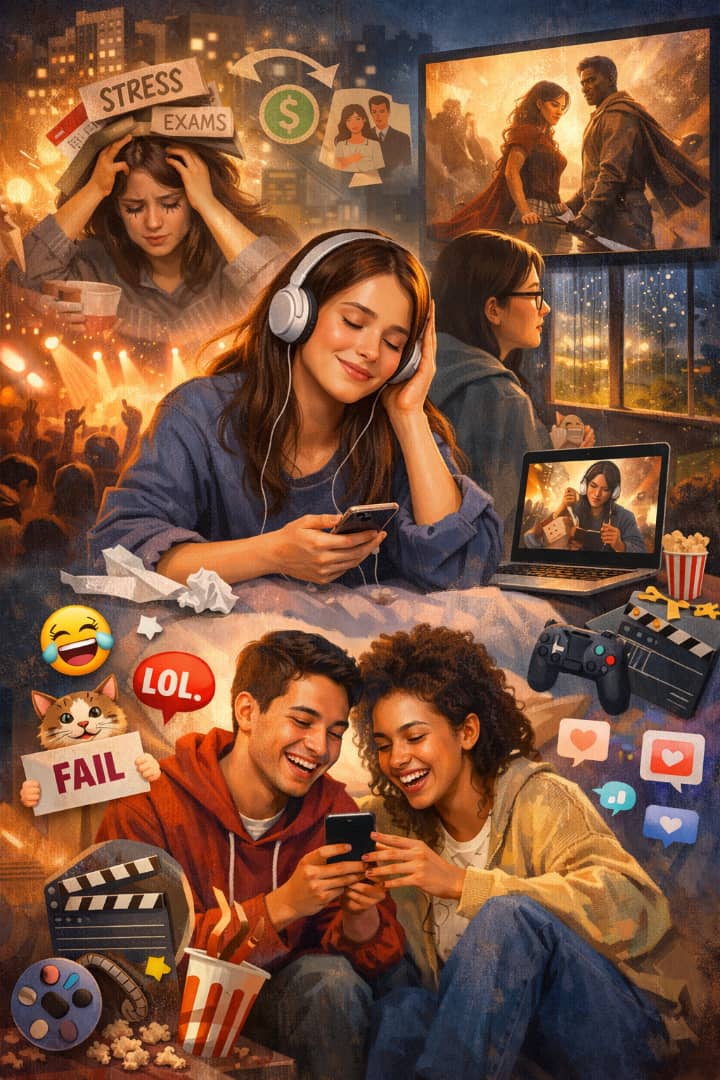 Entertainment as therapy: how today's youth cope and thrive