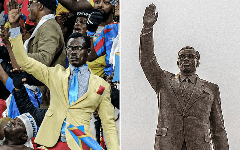 AFCON 2025: Viral ‘Statue’ fan honours Patrice Lumumba with motionless tribute