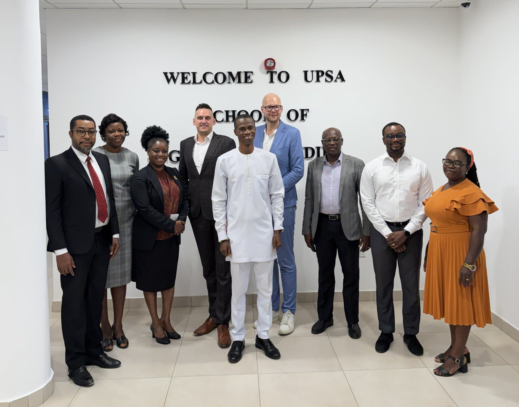 UPSA strengthens international collaboration through Erasmus+ staff mobility engagement with EKA University of Applied Sciences
